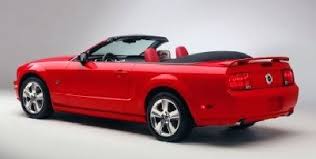 Mustang Convertible Tops - Ford 2005-14 Mustang, Heated Glass, Sailcloth  Vinyl Select color: